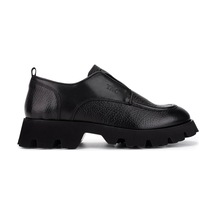 Tamer Tanca Erkek Hakiki Deri Siyah Casual Ayakkabı 1093 1903 Erk Ayk Sk25-26 Sıyah Siyah