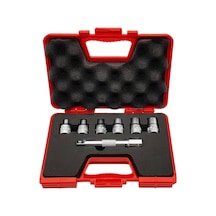İzeltaş 1/2" Star & Torx Lokma Anahtar Takımı 7'li ( 7 Parça )