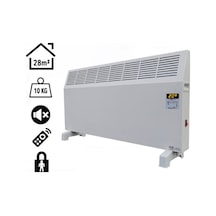 Konvektör 2500w Dijital Elektrikli Isıtıcı Beyaz