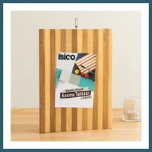 Bezos Bambu Kesme Tahtası 26x36x1.2 Cm Metal Kulplu Ob Çok Renkli