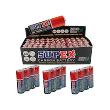SUPEX R6 1.5V ÇİNKO KARBON AA KALEM PİL 60LI PAKET