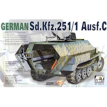 Afv Club Af35078 1/35 Ölçek, Sd.kfz.251/1 Ausf.c Tank, Plastik Model Kiti-50059
