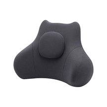 Suntek Bel Destek Yastığı Seyahat Koltuğu Oyun Için Yumuşak Gri