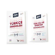 Limit Tyt Türkçe + Ayt Edebiyat Deneme Seti 2 Kitap 2024