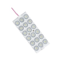 Powermaster 12 Volt 6 Watt Soğuk Beyaz 18 Ledli 2'li Paket Yanıp Sönen Modül Led