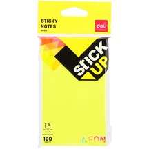 Deli Sticky Notes Yapışkanlı Not Kağıdı 76x126 Mm Ultra Neon A02502