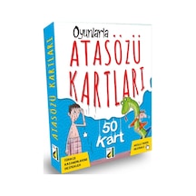 Oyunlarla Atasözü Kartları - 50 Kart- Damla Yayınevi