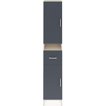 Hyperion Dolap 5 Raflı Tek Çekmeceli 2 Kapaklı 44x44x243 Aytaşı-antrasit Aytası Hyperion Dolap 5 Raflı Tek Çekmeceli 2 Kapaklı 44x44x243 Aytaşı-antrasit Aytası