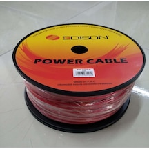 Edison Pro8ga 8ga Artı Kablosu Çoraplı 30mt
