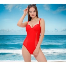 Shopiolog Dikine Tüllü Modelli Mayo