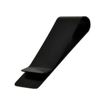 Spelt Metal Kağıt Para Tokası Kart Tutucu Klips Cüzdan Ataş Siyah 50 Mm X 15 Mm Siyah
