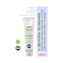INCIA %100 Doğal Atopiğe Eğilimli Ciltler İçin Jel Krem Çok Kuru Ciltler İçin Yalancı İğde Yağı 60 ml