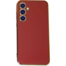 Newface Samsung Uyumlu Galaxy S23 Fe Kılıf Volet Silikon - Kırmızı Resimdeki