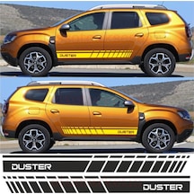 Dacia Duster İçin Uyumlu Aksesuar Oto Yan Şerit Sticker7388