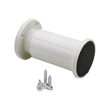 4 Adet 10 Cm Polimer Sert Plastik Dolap Ayak Ayarlı- Vidalı - Tv Ünitesi Ayak-komidin Ayak- Beyaz Diğer
