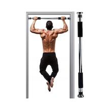 Kapı Koridor Mekik Çekme Barı - Unisex, Siyah
