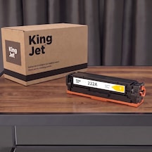 Kingjet Hp Uyumlu 222a W2222a Sarı Standart Kapasiteli Tekli Çipli Muadil Toner Laserjet Pro 3201