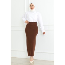 İbrahim Burak Etiler Collection Etek Kahverengi 401