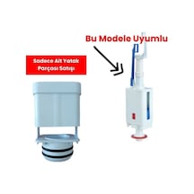 Gömme Rezervuar Boşaltma Grubu Alt Yatak Parçası Rezervuar İç Takım 1 Yıl Beyaz Diğer