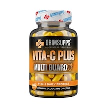 Grimsupps Vita-c Plus Multi Guard Vitamin C Elderberry Resveratrol Çinko 60 Kapsül