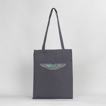 Aston Martin Logo 2 Gri Gabardin Bez Çanta