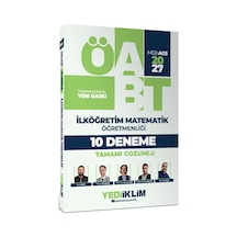 Yediiklim Yayınları 2027 Meb Ags Öabt İlköğretim Matematik Öğretmenliği Tamamı Çözümlü 10 Deneme-170068