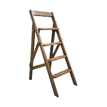 Step İda Ahşap Merdiven 4 Basamaklı Ceviz Rengi