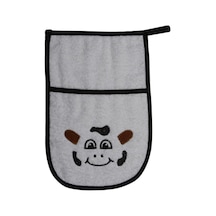 Sevimli İnek Bebek Banyo Lifi & Kesesi