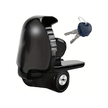 Xuweiwei Black Heavy-duty Steel Tow Hook Evrensel Çekme Kancası Kilit Dayanıklı Çelik Rv Tekne Karavan Aksesuar