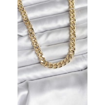14k Gold Renk Kaplama Kalın Zincir Model Cm Kadın Kolye - Tj-bko10731 Gümüş 14k Gold Renk Kaplama Kalın Zincir Model Cm Kadın Kolye - Tj-bko10731 Gümüş