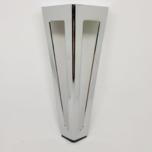 NEPTÜN 14 CM METAL KROM KOLTUK,BAZA,MOBİLYA AYAĞI ( 4 ADET)