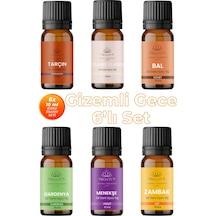 Gizemli Gece 6'lı Set Oda Kokusu Esansı - Romantik & Tutkulu 6x10ml Karışık