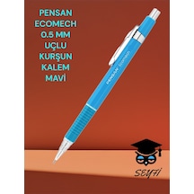 Ecomech 0.5 Mm Uçlu Kurşun Kalem Versatil Kalem Mavi