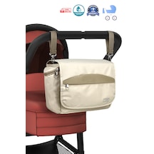 Stylo Stroller Bag Bebek Arabası ve Omuz Çantası X Pro Termos Bölümlü Bej