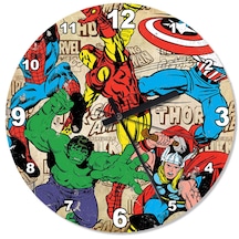 Marvel Karakterleri Mutafak Tipi Duvar Saati (407732668)