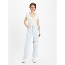 Levi's Ribcage Straight Kadın Jean Pantolon-2465 Mavi