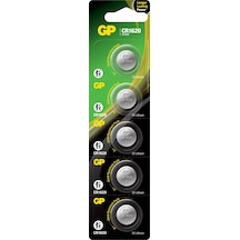 GP CR1620 3V Lityum Blister Düğme Pil 5'li