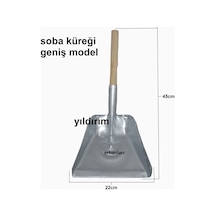 Soba Küreği Geniş Kömür Küreği Soba Borusu Kürek Soba Küreği Geniş Kömür Küreği Soba Borusu Kürek