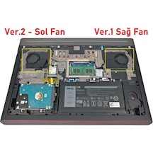 Dell Inspiron 15 Gaming 7567 Fan V1 Sağ Fan