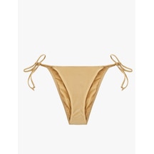 Koton İpli Bağlamalı Parlak Bikini Altı Bej 6sak00210mm Ekru