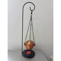 Bakır Buhurdanlık Uzun