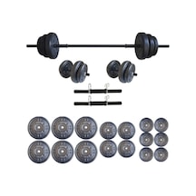 85 KG  Ağırlık Seti 85 Kg Vücut Geliştirme Aleti Halter Seti (80 kg Plaka Ağırlığı)