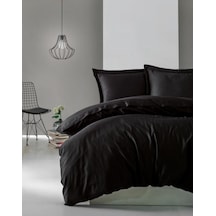 Cotton Box Elegant Saten Tek Kişilik Nevresim Takımı Siyah
