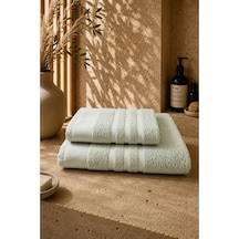 Sahra Model 2'li Banyo Havlu Seti Mint