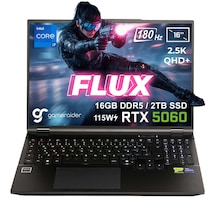 Gameraider Flux GR16 i7-14650HX 16 GB 2 TB SSD 8 GB RTX5060 16" Free Dos Dizüstü Bilgisayar