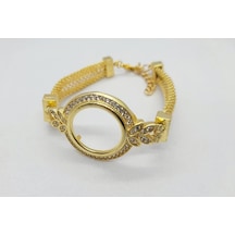 Soma Tesbih Çeyreklik Pirinç Lak Kaplama Örme Hasır Bileklik Taşlı Yaprak Desenli Çok Renkli