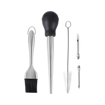 Paslanmaz Çelik Ve Silikon Rosto Dana Eti Baharat Tüpü