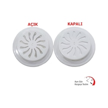 Ayarlanabilir Doğalgaz Cam Menfezi Kapaklı Menfez Aç/Kapa (532545883)
