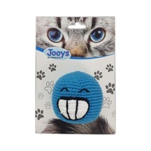 Jooys Amigurumi Kedi Oyuncağı Mavi Emoji