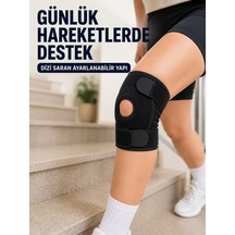 Kısa Patella Dizlik Ayarlanabilir Cırtlı Diz Destekliği Spor Ve Günlük Kullanım - Lisinya Çok Renkli
